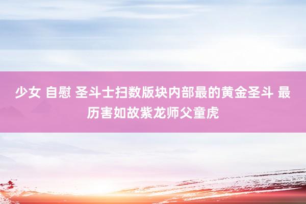 少女 自慰 圣斗士扫数版块内部最的黄金圣斗 最历害如故紫龙师